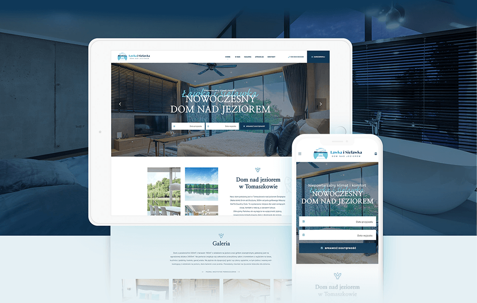 Lawka i Sielawka Website Design by Kropka Agency