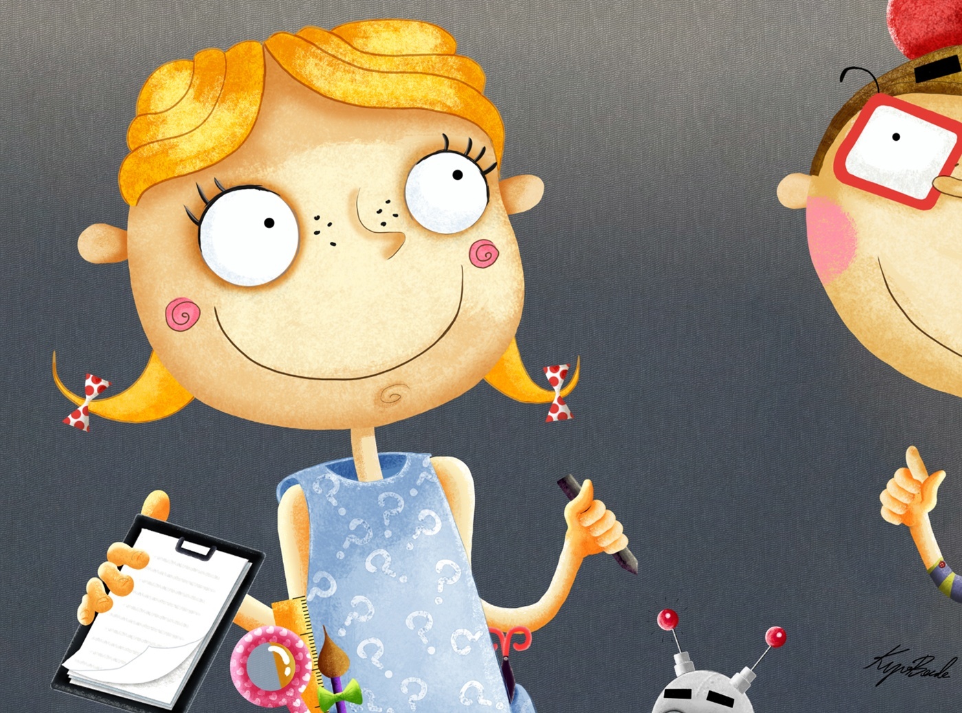 An illustration supporting Brand Image on Websites and Landing Pages, which simplifies navigation and explains product features.