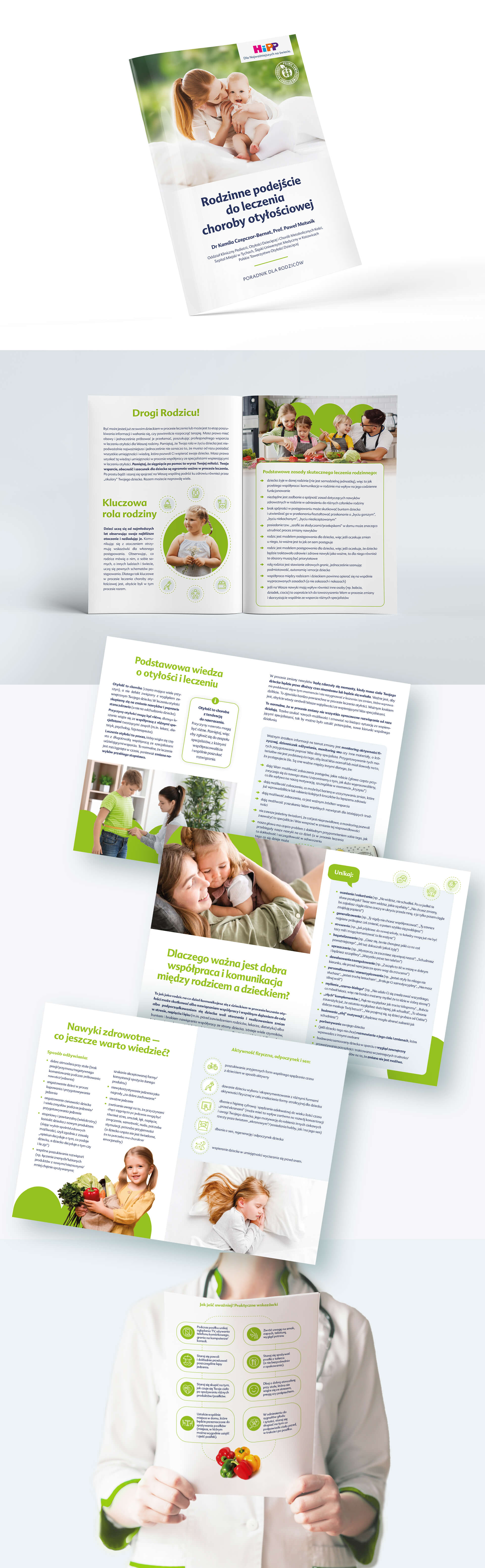 HiPP organic agriculture promotional materials: brochure vs flyer