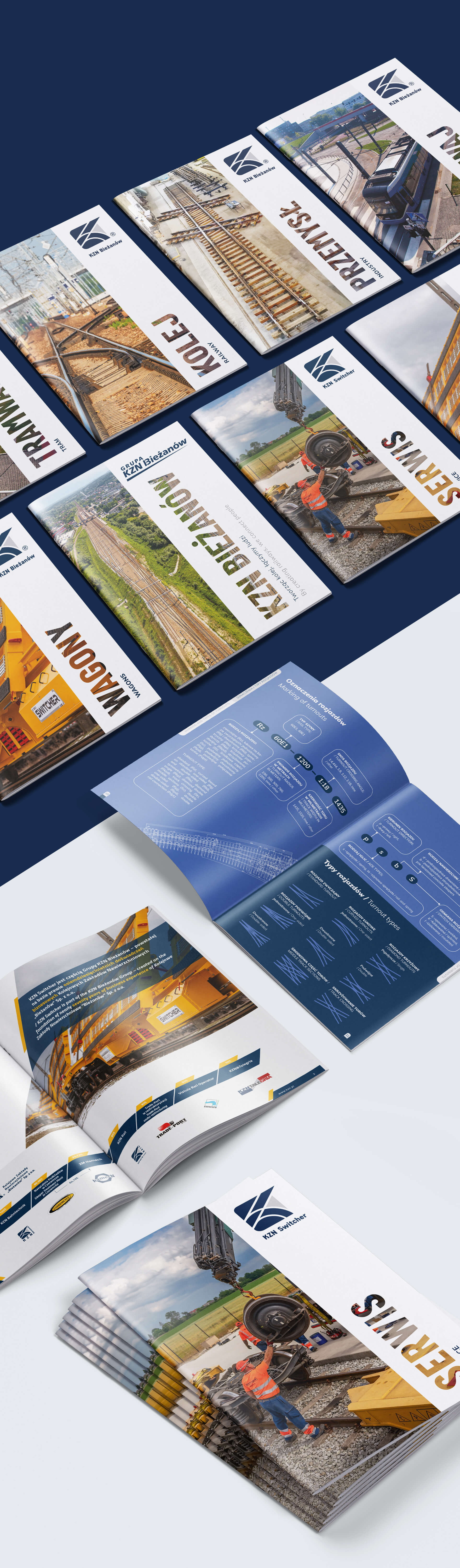 KZN services catalog design by an agency for railway infrastructure and the TSL industry