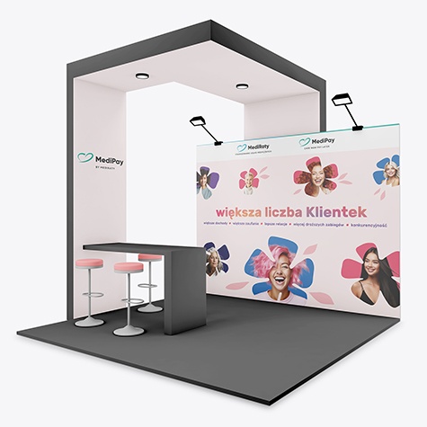 LmPay MediRaty MediPay: Stoisko Targowe
