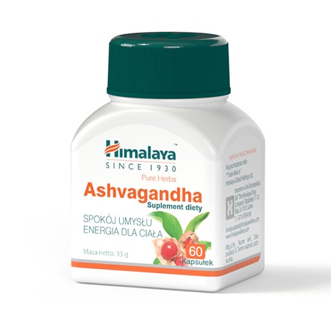 Himalaya Ashwagandha: Render Packshot Opakowania (Suplementy Diety, Sklep E-commerce)