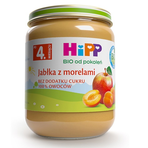 HIPP Baby Bio: 3D Packshoty Opakowania (Nowości Żywność dla Niemowląt)