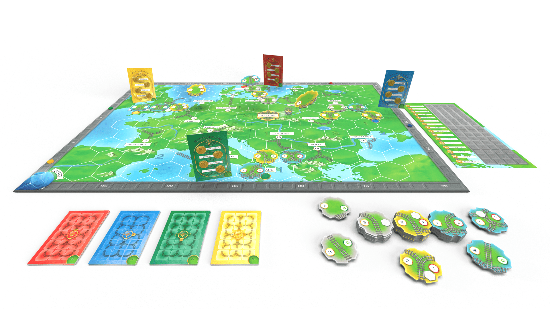 Visualization and design of a board game for companies. Brand marketing tool for internal and external brand communication.