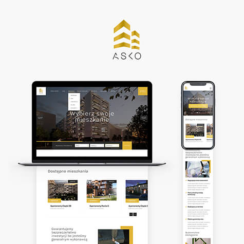 Strona internetowa i aplikacja mobilna Asko