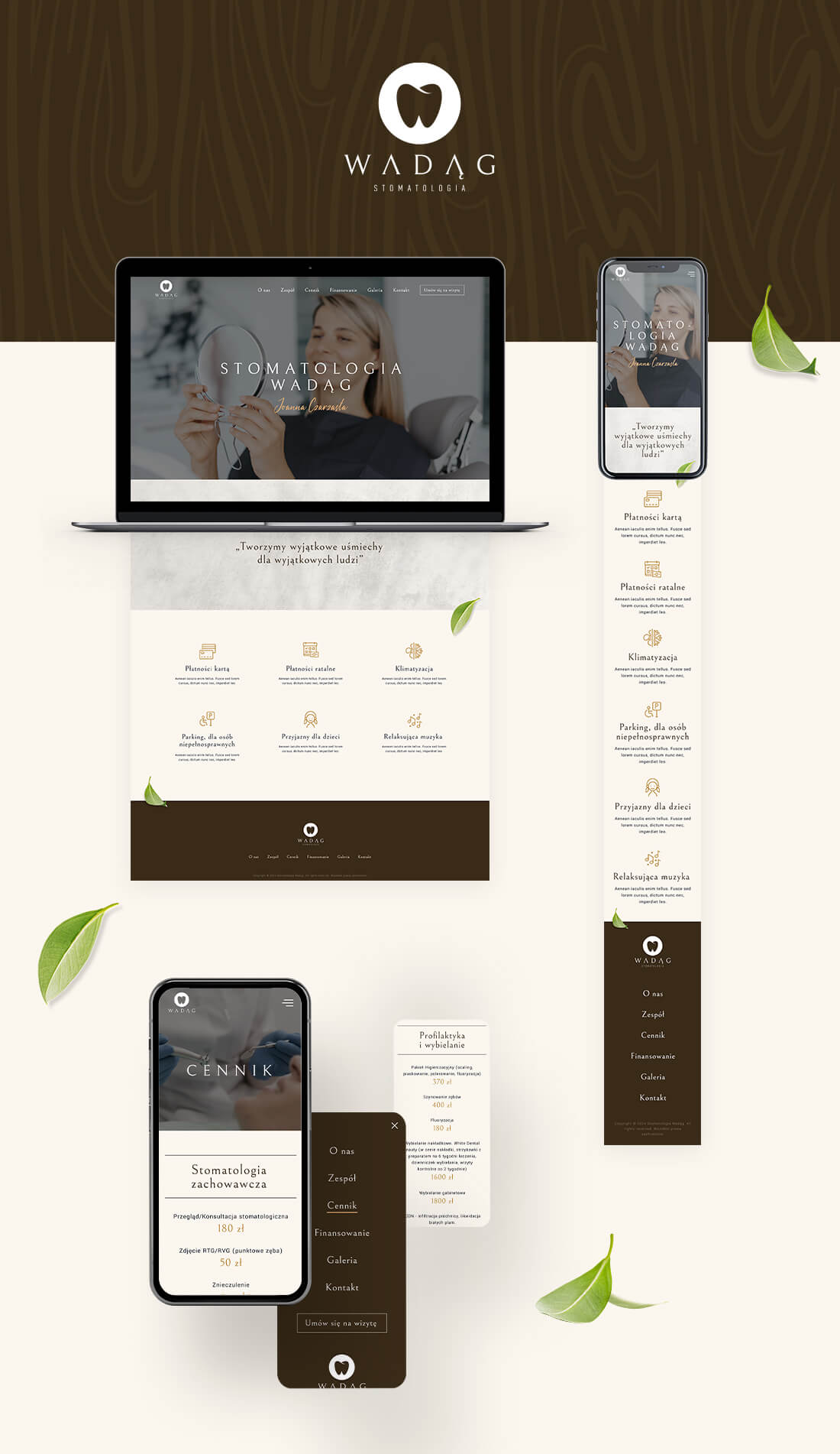 Creating responsive website layouts (Mobile First Design). Designing with mobile devices in mind.